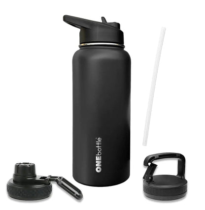 Triple Insulated Water Bottle - Leakproof - 32 oz, 1 L metal water bottle