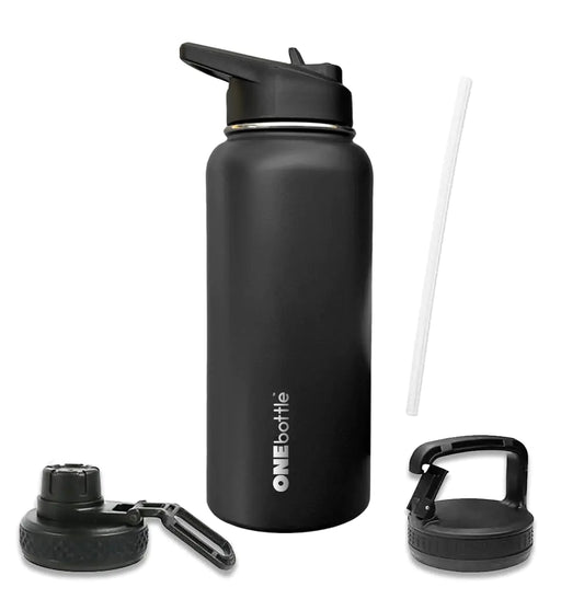 Triple Insulated Water Bottle - Leakproof - 32 oz, 1 L metal water bottle