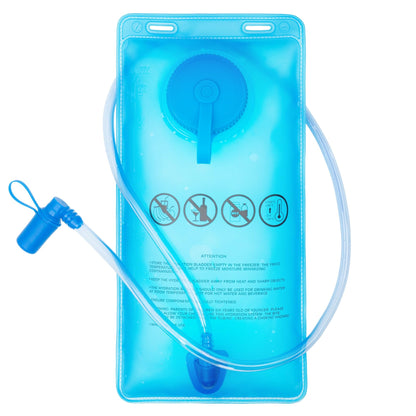 Everfun Hydration Bladder 2L/3L Water Reservoir for Hiking Backpack Leak Proof Water Bladder with Detachable Hose & High Flow Ergonomic Bite Valve Water Pouch for Cycling Running