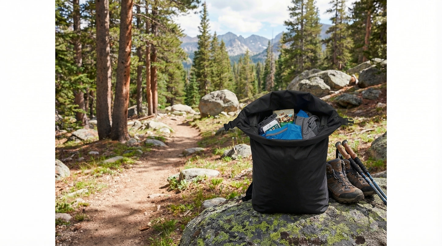 Desoto Waterproof Dry Bag - Black 10L