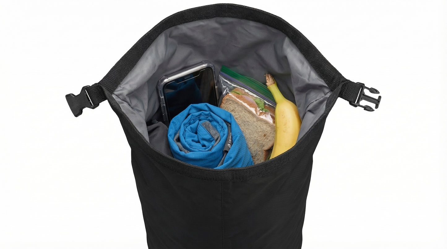 Desoto Waterproof Dry Bag - Black 10L