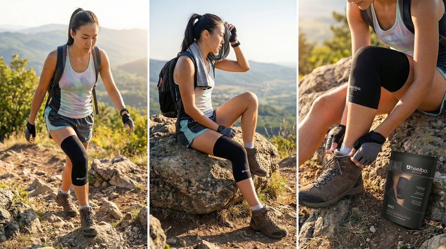 Knee Compression Sleeve with Copper Infused Fibers