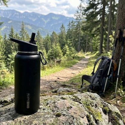 Triple Insulated Water Bottle - Leakproof - 32 oz, 1 L metal water bottle