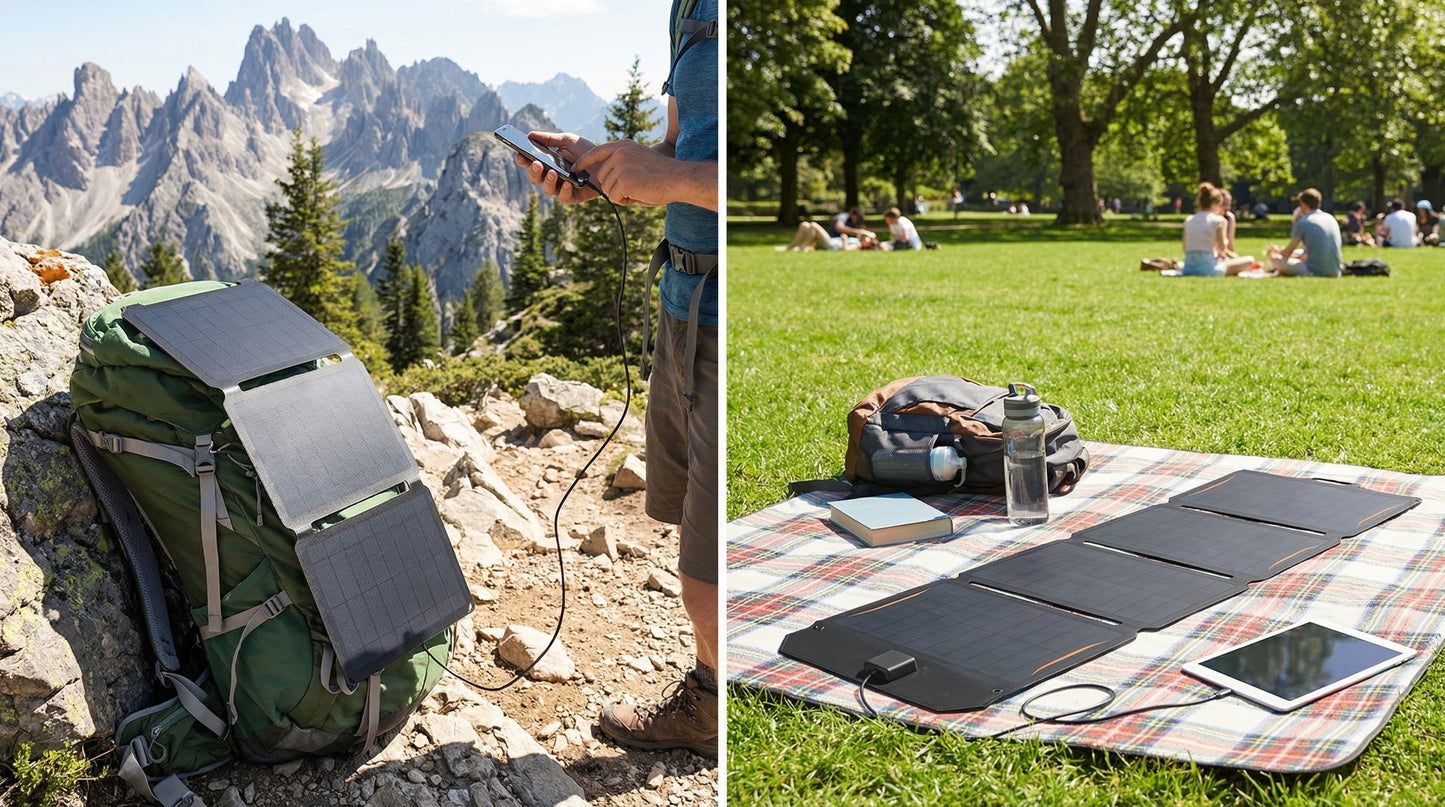 FlexSolar 30W Portable Solar Panel Charger