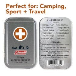 Coleman All Purpose Mini First Aid Kit - 27 Pieces